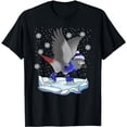 thumbnail image 1 of Ice Skating Pineapple Conure Birb Memes Christmas Parrot T-Shirt, 1 of 5