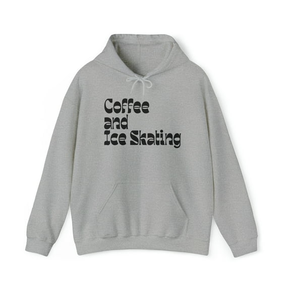 Ice Skating Skater 70s 1970s Retro Hoodie, Gifts, Hooded Sweatshirt