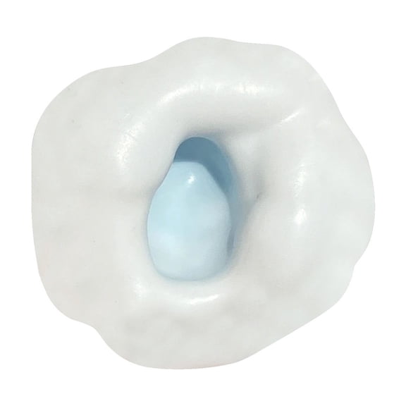 Ice Skin Slow Rising Squeeze Ball for Adults, Handmade Stretchy Sensory To_y with Internal Beads & Soft Fluid Texture, Noisy Pinching Decompression Gadget for Anxiety Relief (1PC)