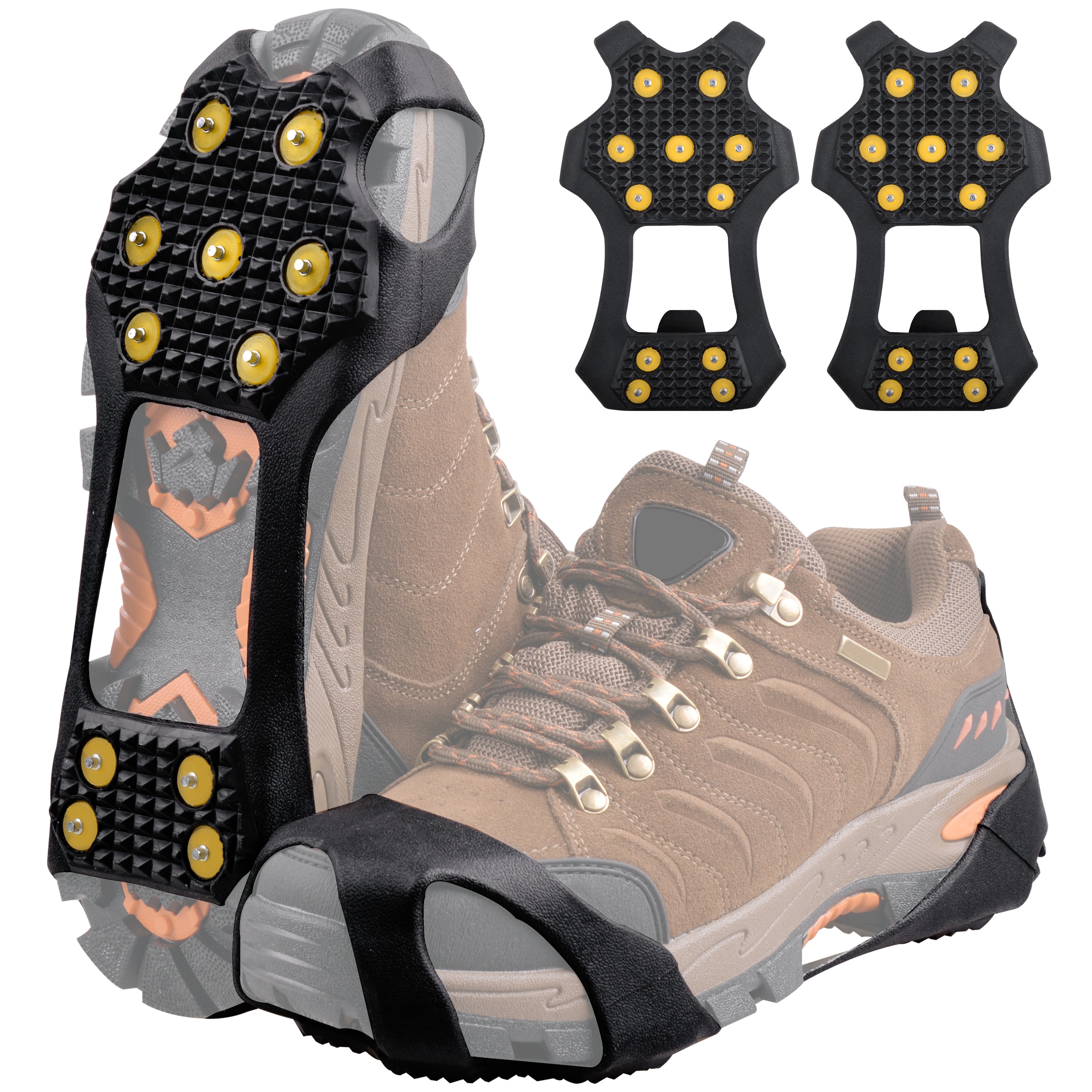 Ice Snow Cleats for Shoes and Boots,Walk Traction Cleats Crampons Anti