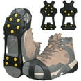 thumbnail image 1 of Ice Snow Cleats for Shoes and Boots Walk Traction Cleats Non-Slip 10-Stud Winter Ice Cleat for Women Men Kids Walking on Snow and Ice, 1 of 7