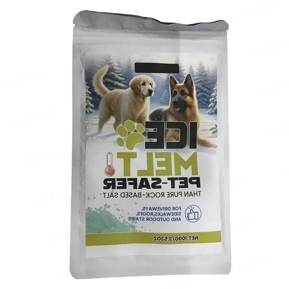 Ice Snow Melt Fast Acting Blue Solar Salt Pellets Effective Winter Deicer for Driveways Sidewalks Decks Pet Friendly Melts to -15°C for Cold Temperatures Prevents Refreezing,1PC-100g