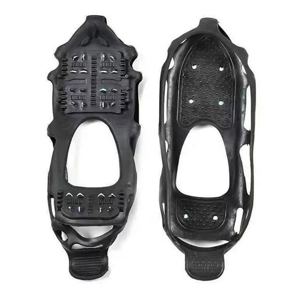 Ice Snow Traction Cleats Crampons Anti-Slip Snow Shoes Cleats,Walking on Snows Ice Winter Walking Boots Cleat,Winter Outdoor Anti-Slip Crampon for Fishing, Climbing and Hiking