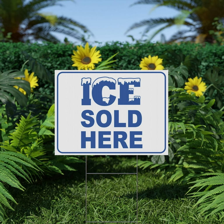 36＜税送料4290円込＞スラスター２搭載　PATデザイン貼済み　クルーザ３６㌅ Ice Sold Here Sign, Ice Yard Sign, Double Sided, Outdoor