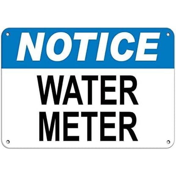 Ice Sold Here Sign Wall Decor Warning Plaque Aluminum, Tin 8"x12"