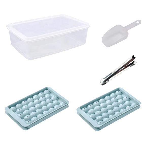 Ice Sphere for Round Ice, Reusable Silicone Ice Tray with 33-Cell Design for and Beverages