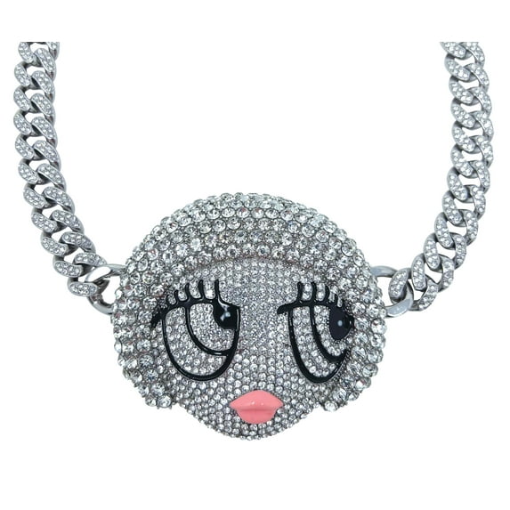 Ice Spice Munchkin Chain, One Piece Pendant, Silver