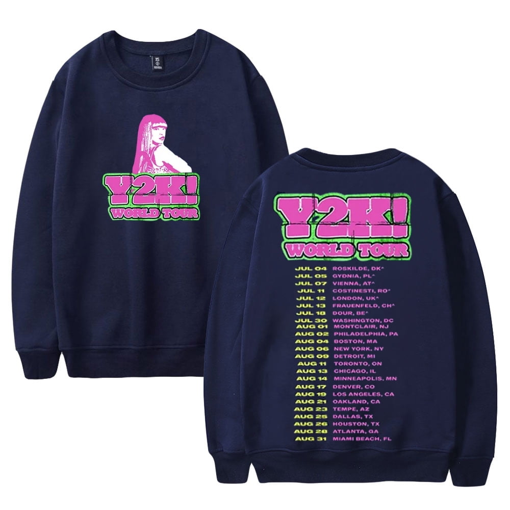Ice Spice Y2K World Tour 2024 Merch Long Sleeve Streetwear