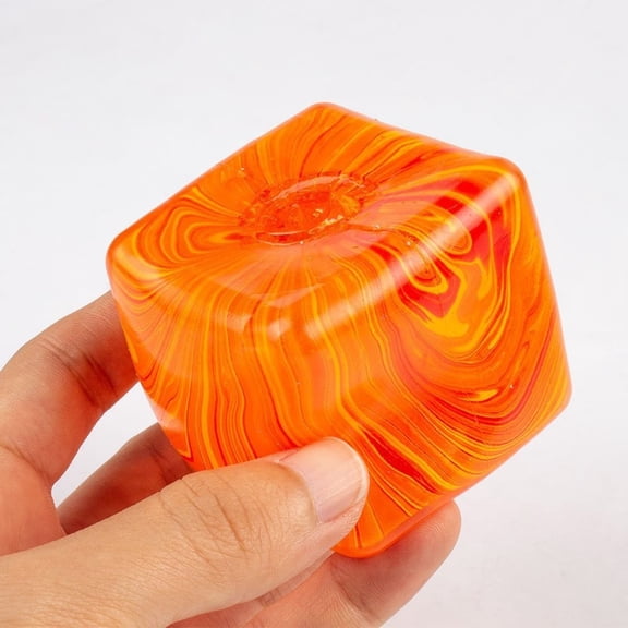 Ice Squishy Fidget Toys Stress Ball, Fidget Toys Mini Ice Squishy Cube Sugar Cube, Toys for Classroom Prize, Birthday, Office, Stocking Stuffer Gift