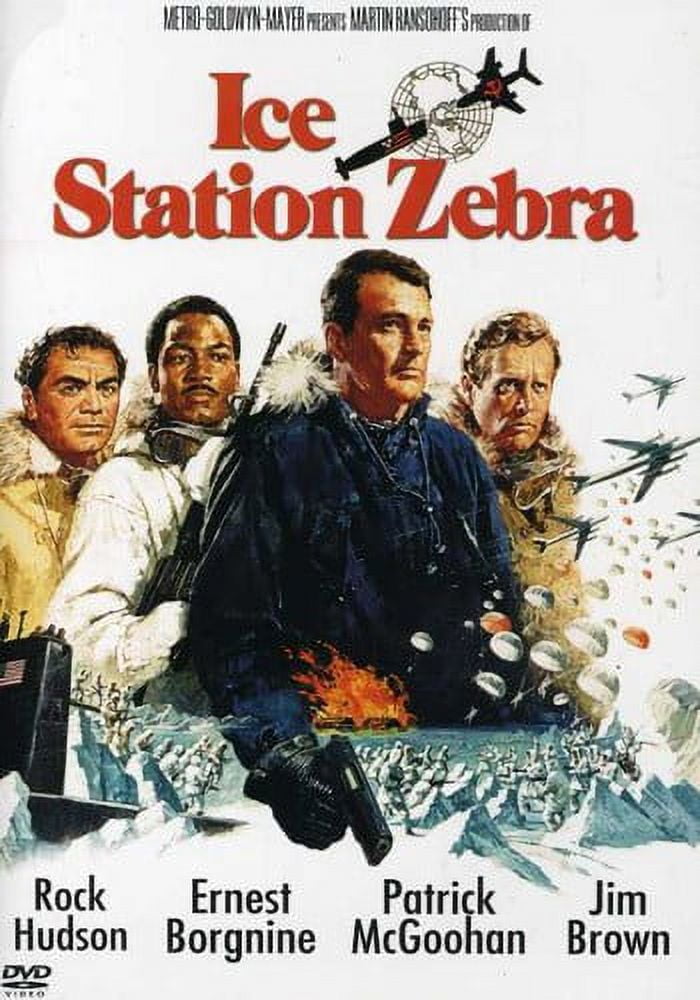 DVD ESTAÇAO POLAR ZEBRA - ROCK HUDSON ERNEST BORGNINE JIM BROWN