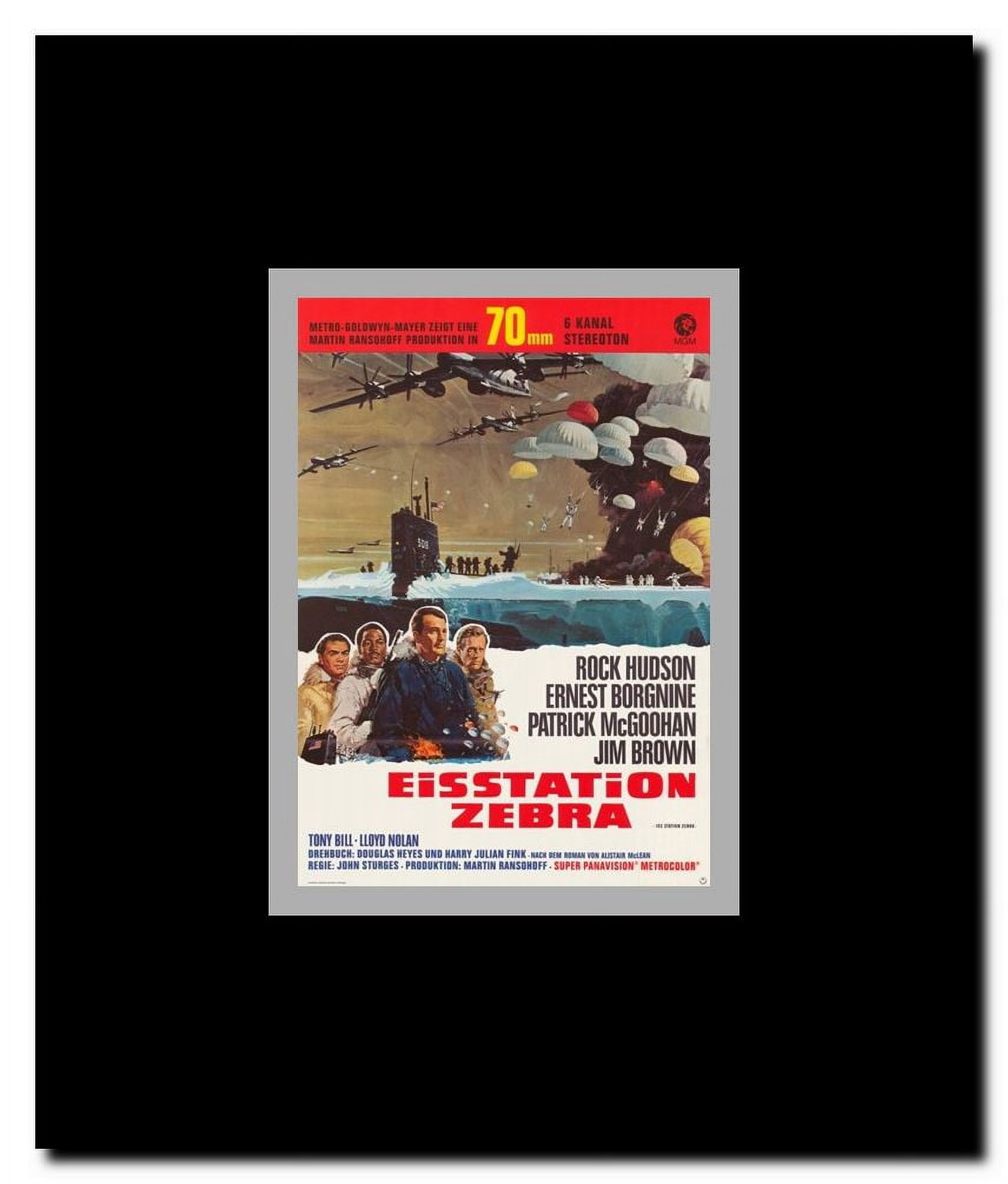 Ice Station Zebra Framed Movie Poster