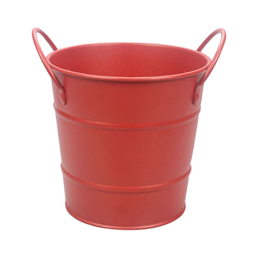Ice Storage Barrel Fries Bucket Portable Bucket Mini Tin Pail Ice