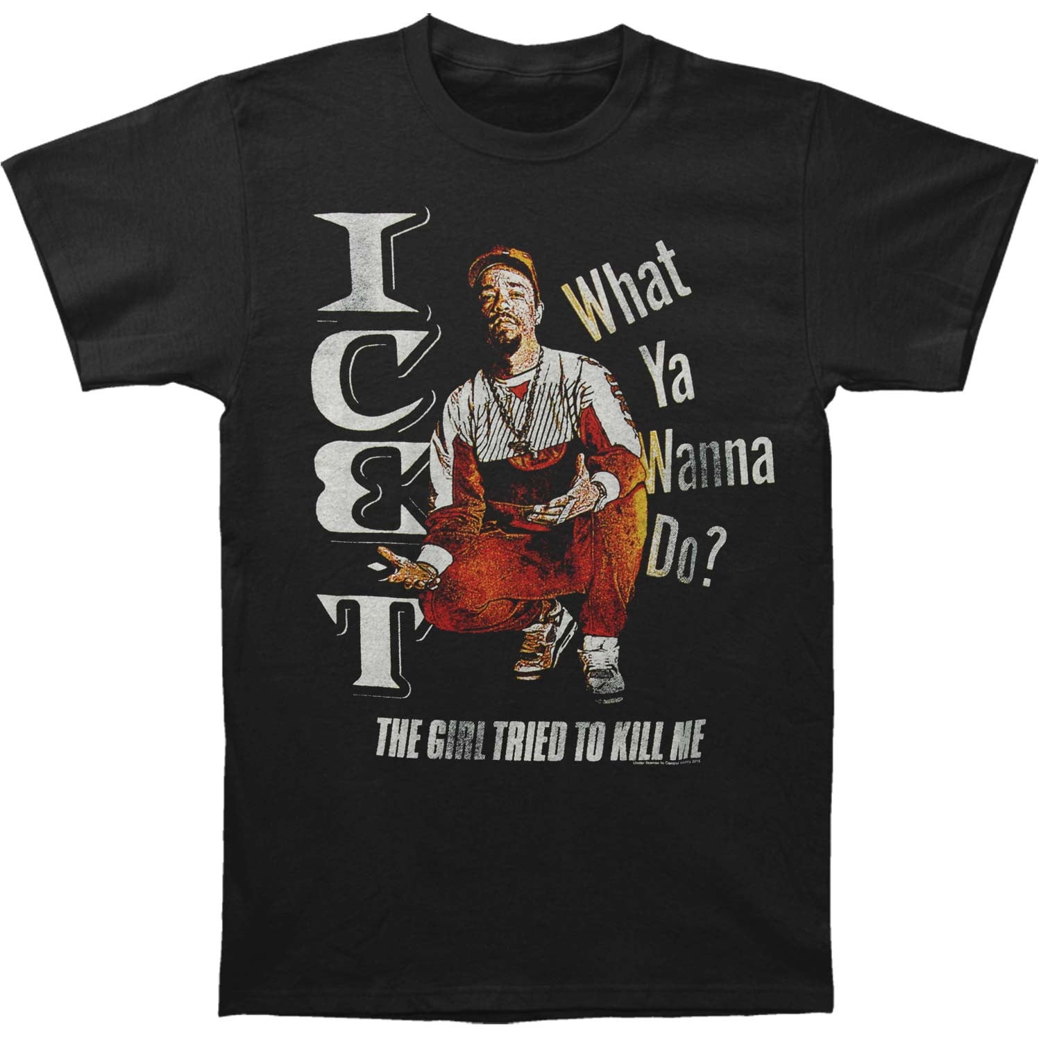 Ice-T Men's Girl Tried To Kill Me T-Shirt Black Medium | Officially  Licensed Merchandise - Walmart.com, image size:1500x1500