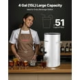 thumbnail image 1 of Ice Tea Dispenser,4 Gal/15L 304 Stainless Steel Beverage Dispenser with Spigot&Handle,Suitable for Hot&Cold Drinks,for Iced Tea Coffee Water in Cafes&Restaurants, 1 of 6