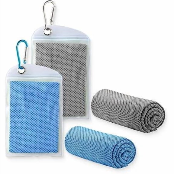 Ice Towel, Cooling Towel, Neck Towel, Ice Towel for Fitness, Running and Hiking (Pack of 2) 30x90cm