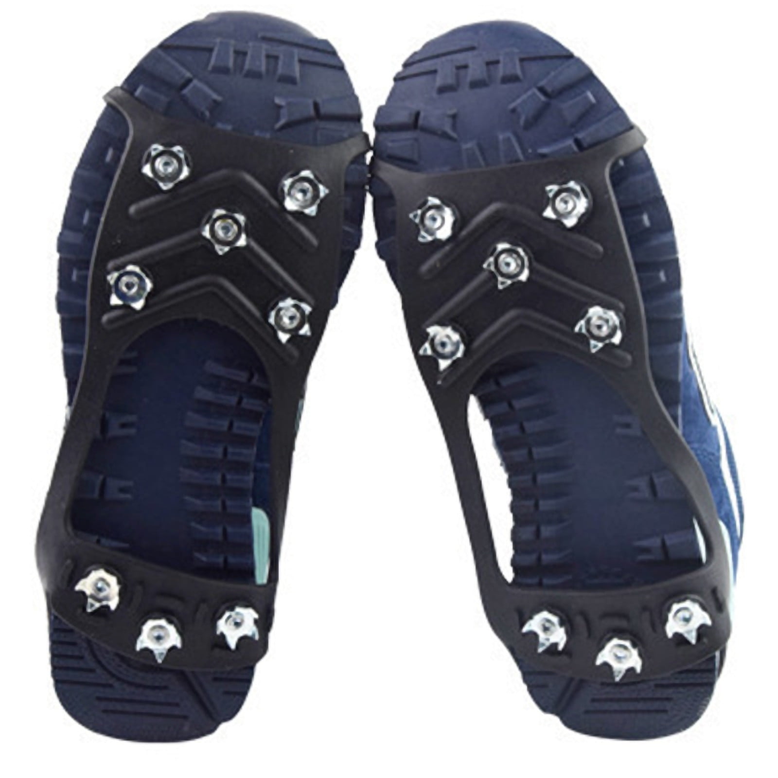 SHARKMOUTH Ice Cleats For Boots And Shoes, Ice Snow Walk Traction For