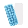 thumbnail image 1 of Ttybhh Ice Tray Silicone Ice Tray, 24-Cavity Mold for Freezer, Jelly, and More - Flexible Design, Blue, 1 of 10