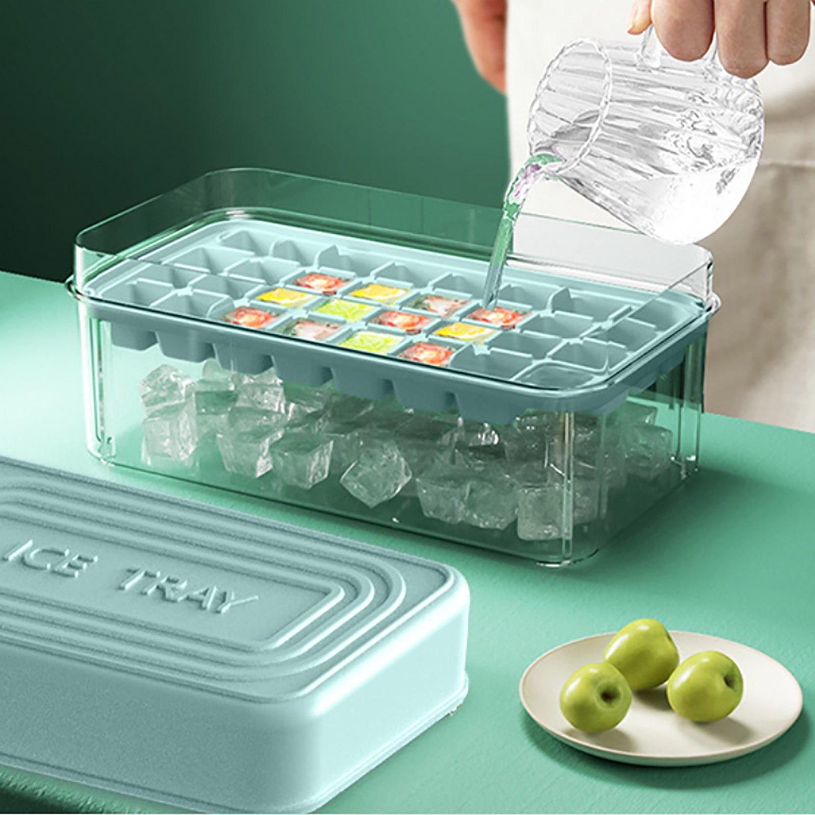Ice Tray Household Food Grade Ice Box With Lid Ice Artifact Large