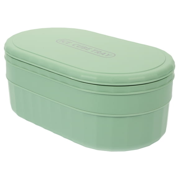 Ice Tray Ice Cube Refrigerator Ice Holder 23X13CM Light Green