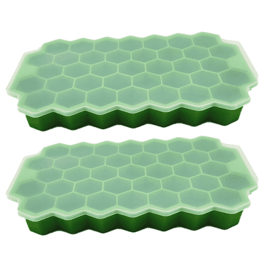 Ice Tray,  Ice Tray for Making Hexagonal Ice, Includes 2 Trays