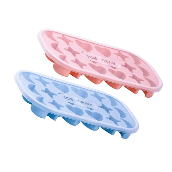 Ice Tray Moon Cube Molds Tube Maker Silicone Cartoon Trays DIY Baking Refrigerator