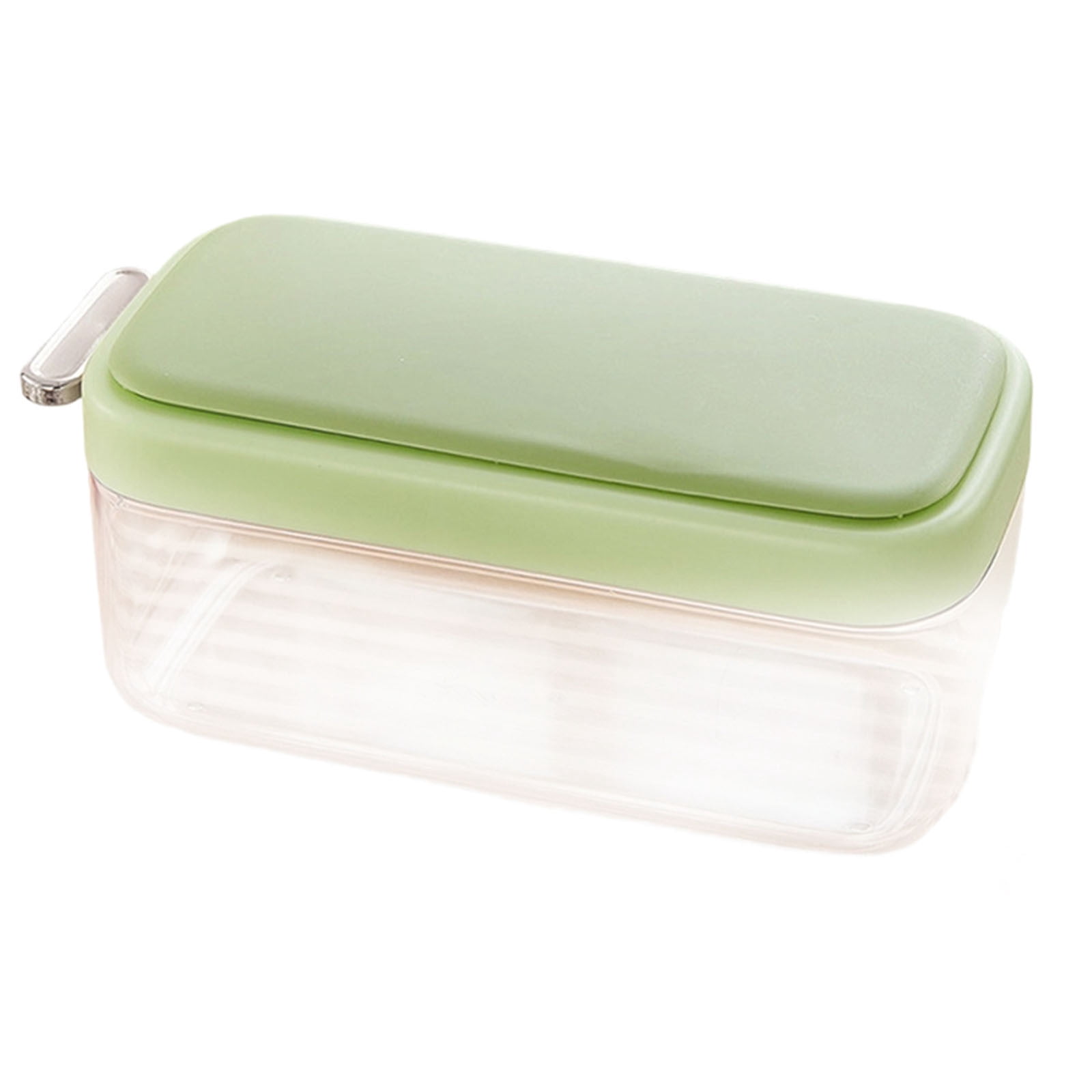 Ice Trays for Freezer with Lid Bin, ABS Ice Cube Tray Making Ice Cubes, Easy Press to Release Ice, Ice Tray with Storage Bin Chilling Coffee, Stackable with Easy Release ABS Bottom