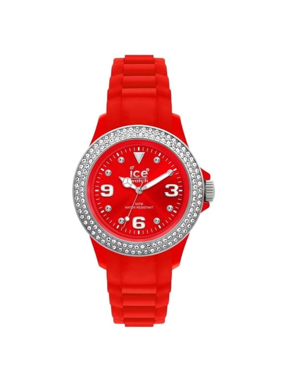 Unisex Sili Stone Red Dial Quartz Watch ST.RS.U.S.10