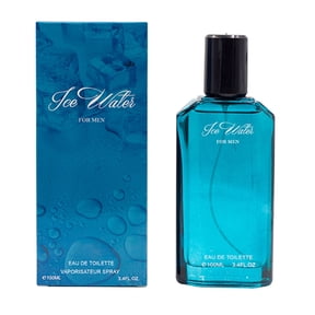 Ice Water Men Perfume 100mL Eau De Parfum Vaporisateur Spray Long Lasting Oil France, Coriander, Lavender, Green Notes, Calone, Rosemary