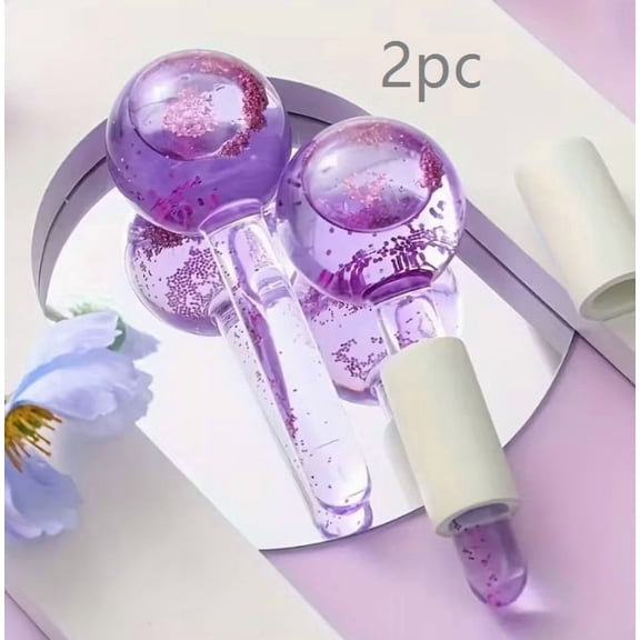 Ice Wave Ball Facial Massage Tool - Eye Ice Compress for Skin Brightening and Fatigue Relief