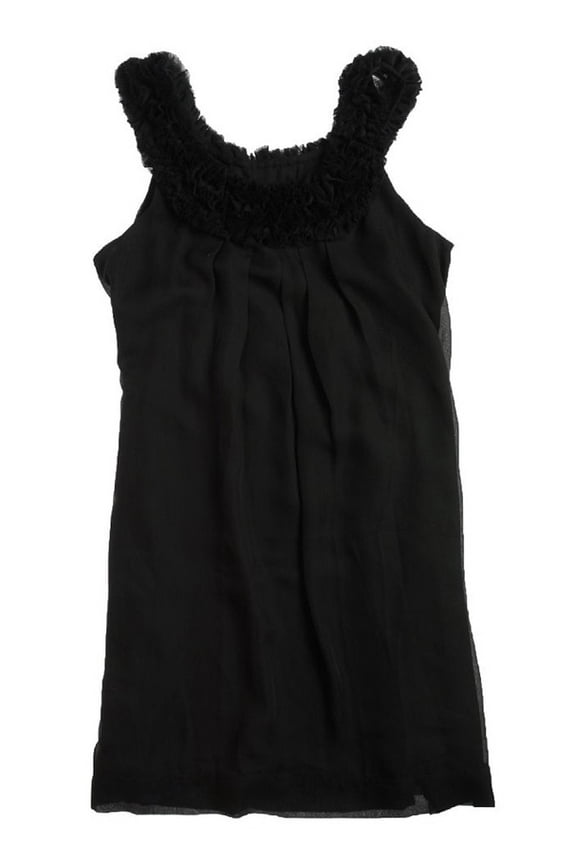 Womens Lined Sundress, Black, 8