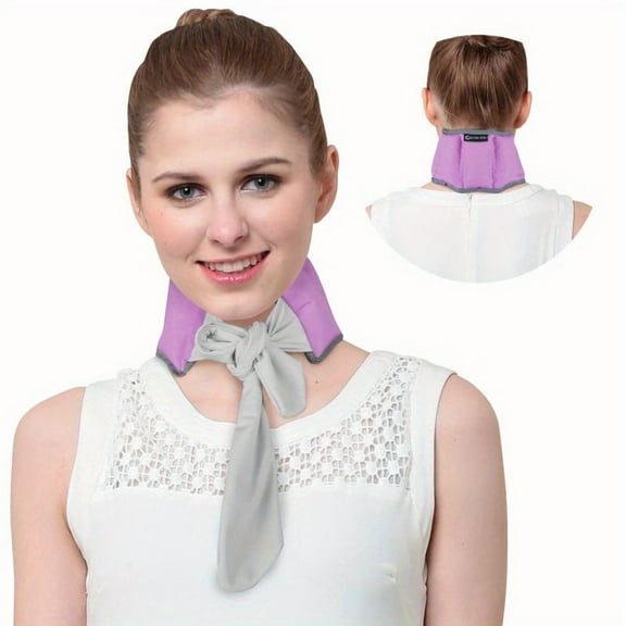 Ice Wrap Full Neck Cooling Support: Reusable Cold Therapy Pad Instant Muscle Pain Relief, Targeted Cooling, & Long-Lasting Relief for Stiff Necks, Soreness, & Post-Workout Recovery