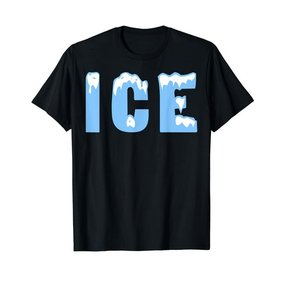 Ice and Fire Shirt Couples Matching Halloween Party Costume Short Sleeve T-Shirt