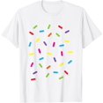 thumbnail image 1 of Ice cream Sprinkles Shirt Halloween Costume Easy T-Shirt100% pure cotton white short-sleeved T-shirts for men and women, 1 of 4