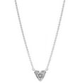 thumbnail image 1 of Ice crystal necklace in sterling silver w/clear CZ, adjustabl Necklace & Pendants 45 cm 396370CZ-45, 1 of 3
