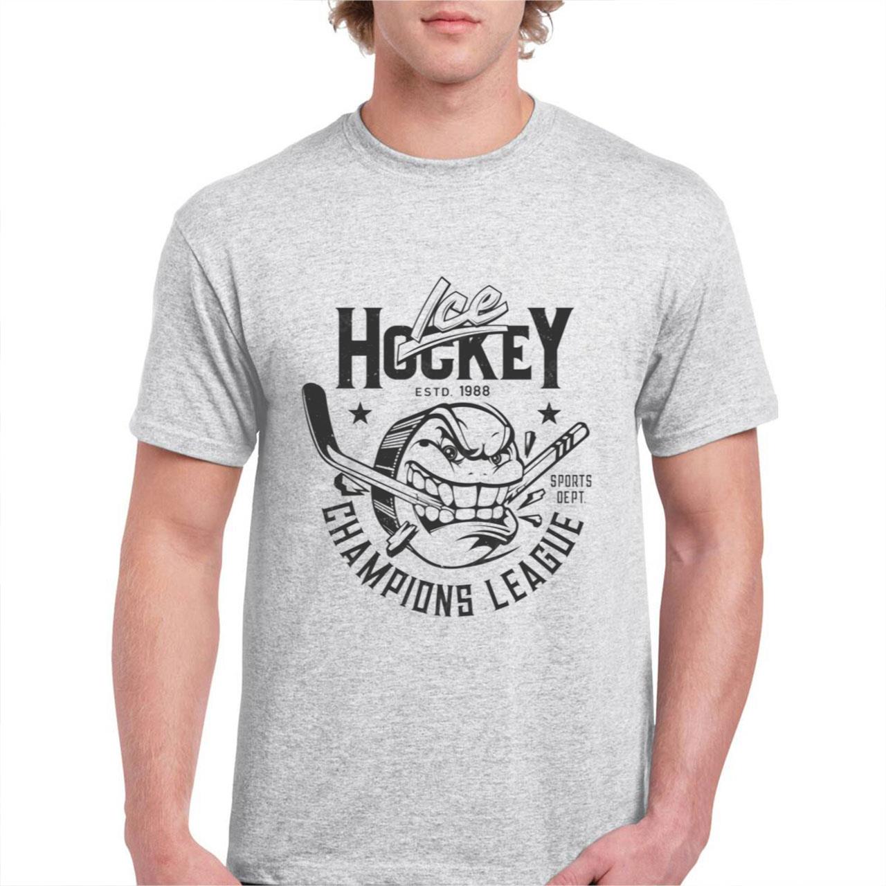 Ice hockey puck and broken stick tshirt print vector template. Puck