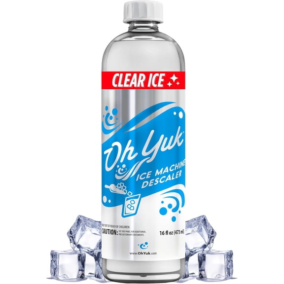 Ice maker cleaner descaler-water scale and buildup remover, nickel safe ice maker cleaning solution, compatible with all standalone ice makers. For fresh ice maker