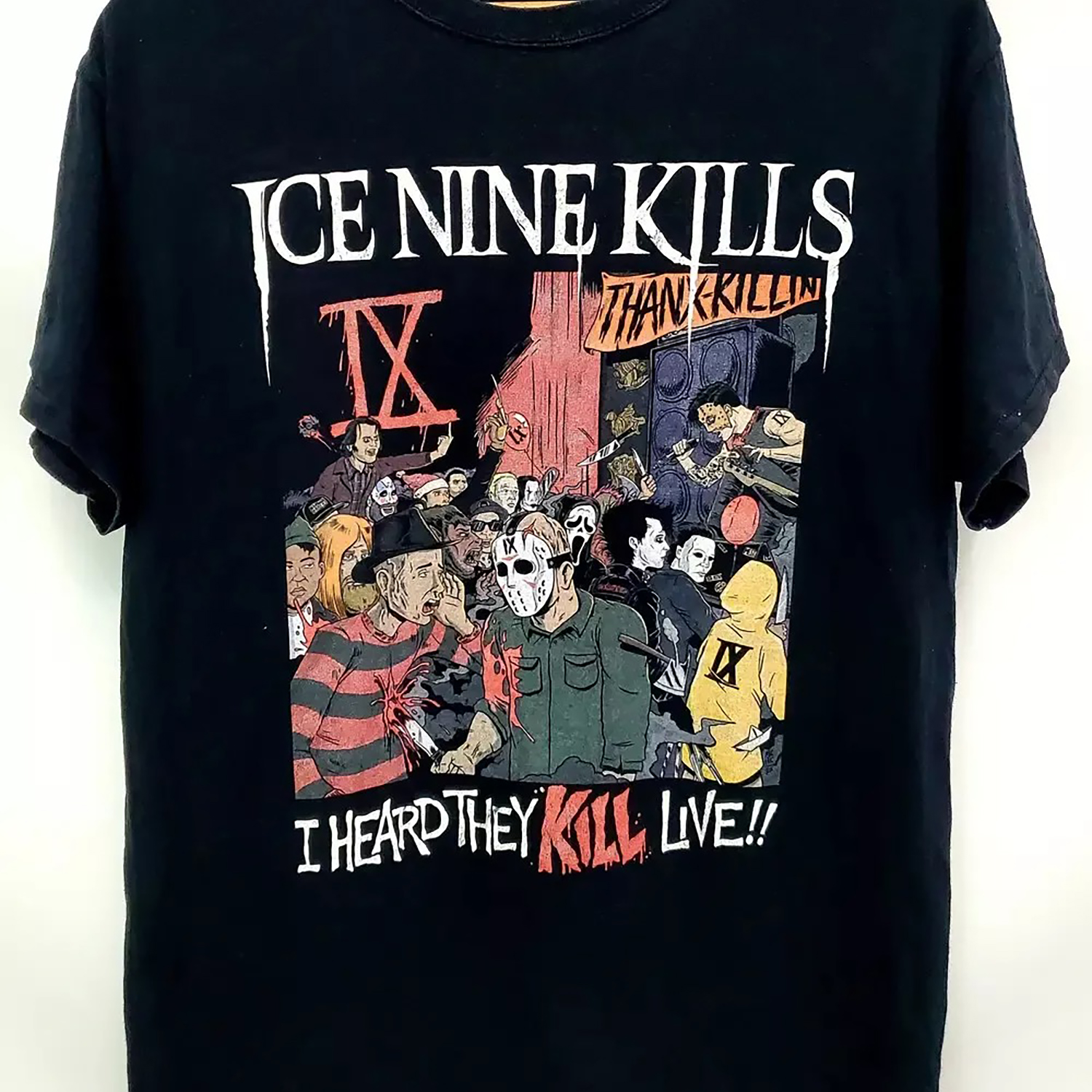 Ice nine kills heard the kill live graphic short sleeve Shirt
