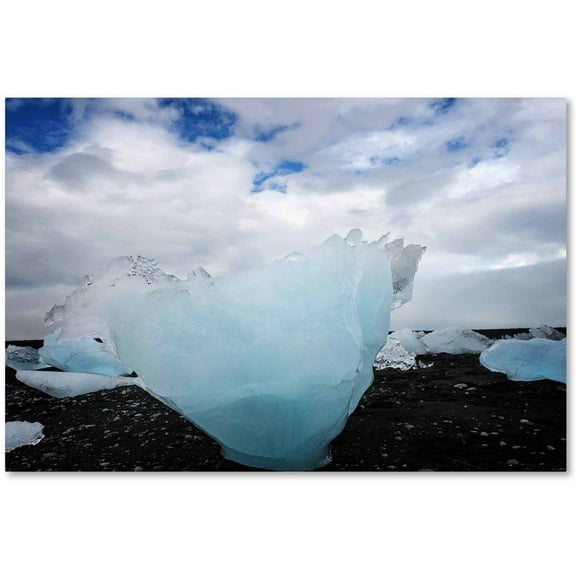 Ice on the Beach' Canvas Art by Philippe Sainte-Laudy