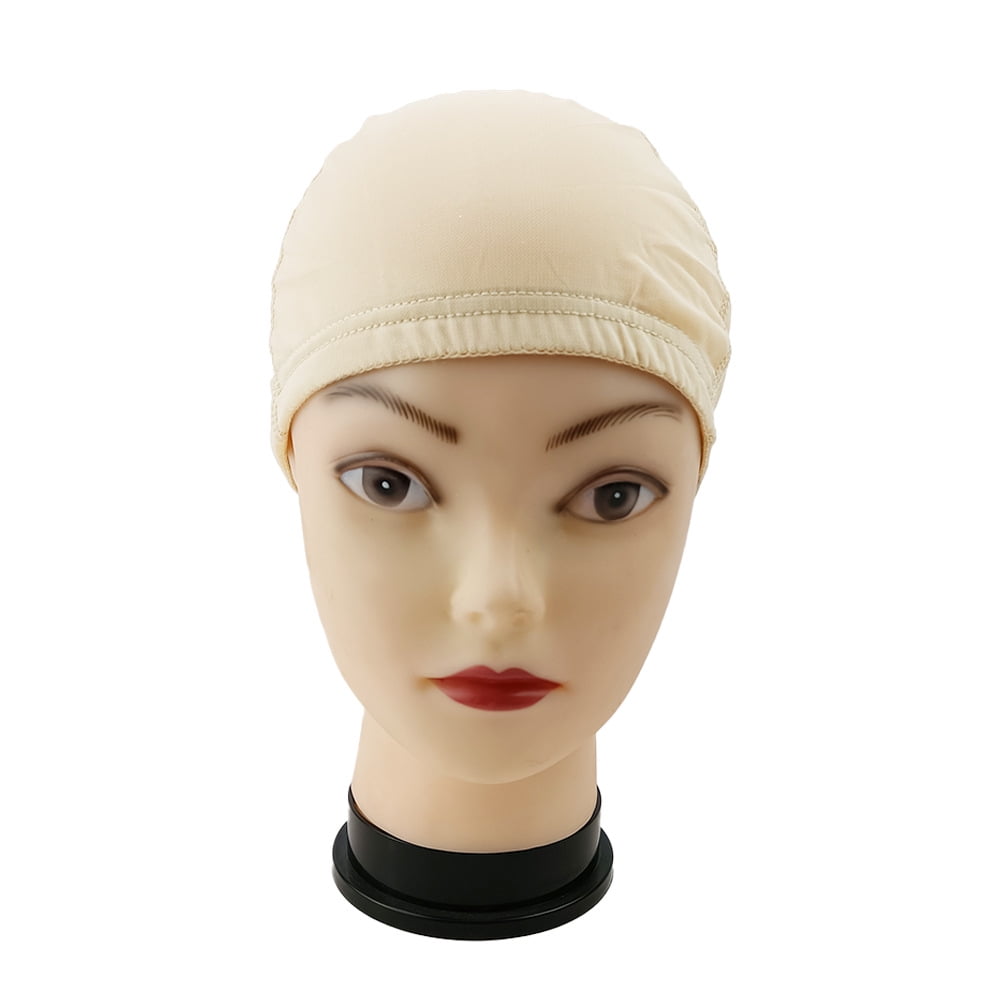 Ice silk Wigs Cap for Women Bald Cap Soft Breathable Wigs Grip Cap