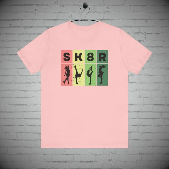 Ice skating shirt, Figure skating tee apparel, Winter sports tee