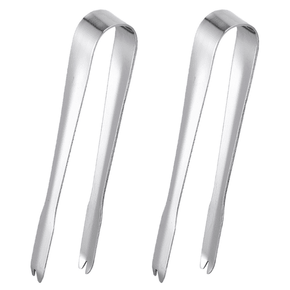 Ice tongs, 2pcs Small Tongs, for Ice Bucket Ice Sugar Cubes Coffee Bar Food ServingTrue colors