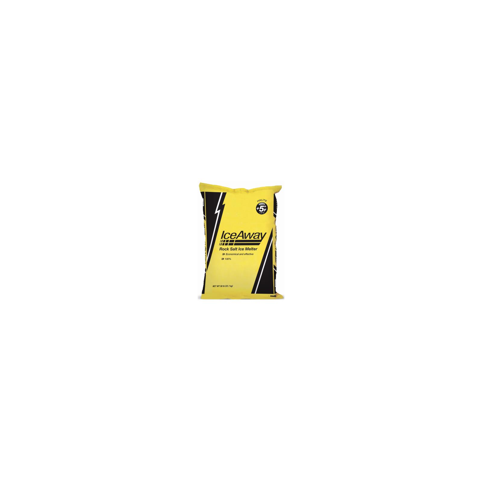 Ice-A-Way® Rock Salt, 50 lb Bag, 49/Pallet
