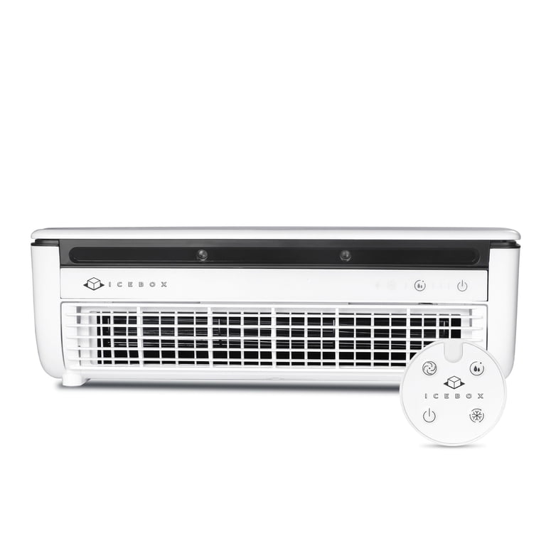 Icebox, Cooling Mist Fan, Portable with 8-Hour Run Time, 3 Speeds