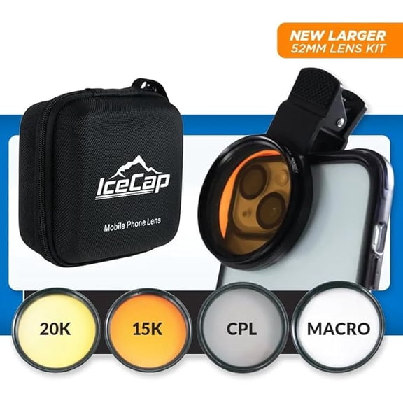 IceCap Mobile Phone Stackable Filter Lens Kit