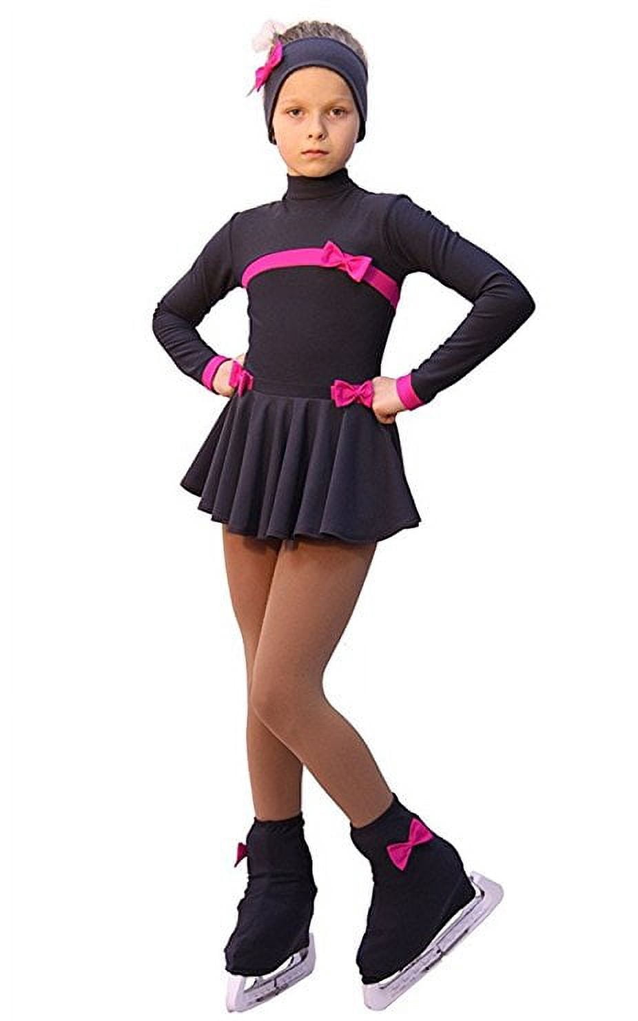 IceDress Figure Skating Dress - Bows (Dark Grey and Fuchsia) - Walmart.com IceDress Figure Skating Dress - Bows (Dark Grey and Fuchsia) - Walmart.com