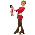 thumbnail image 1 of IceDress Figure Skating Dress-Thermal - Oriental (Raspberry and White), 1 of 4
