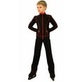 thumbnail image 1 of IceDress Figure Skating Thermal Pants - Todes for Boys(Black with Red Line), 1 of 4