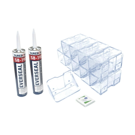 IceJax II XL Large Snow & Ice Guards 20 Pack Adhesive Mount for Metal Roofs Heavy-Duty Snow Retention System