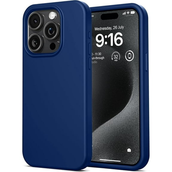 IceSword Silicone Case for iPhone 16 Pro Max – Slim, Protective, Shockproof, Minimalist Design, 6.9-Inch