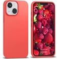 thumbnail image 1 of IceSword iPhone 13 Case Silicone Premium Slim Shockproof Cover Berry 6.1", 1 of 9